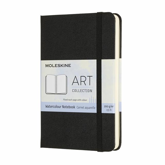 Moleskine Art Watercolour Notebook Pocket Black