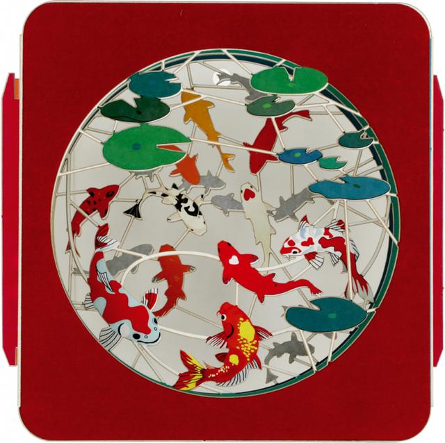 Forever Cards Art Box Wenskaart - Fish & Waterlilies