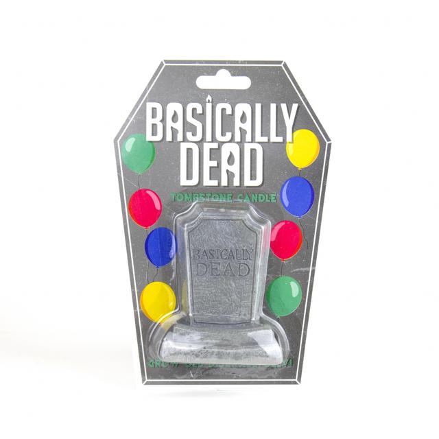 Gift Republic Verjaardagskaars - Basically Dead