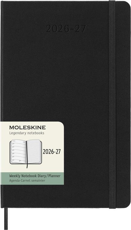 Moleskine Classic Weekagenda Large 18 maanden - Hardcover - Black