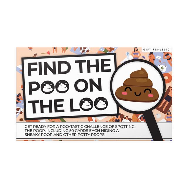 Gift Republic Kaartspel - Find the Poo on the Loo