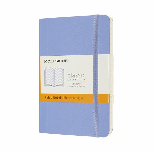Moleskine Classic Notitieboek Pocket - Softcover - Gelinieerd - Hydrangea Blue