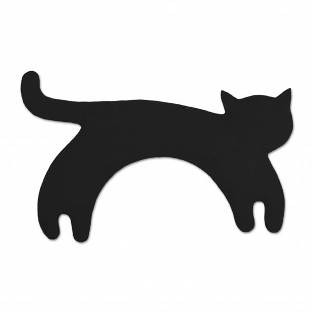 Leschi Warmtekussen Minina cat L - Zwart