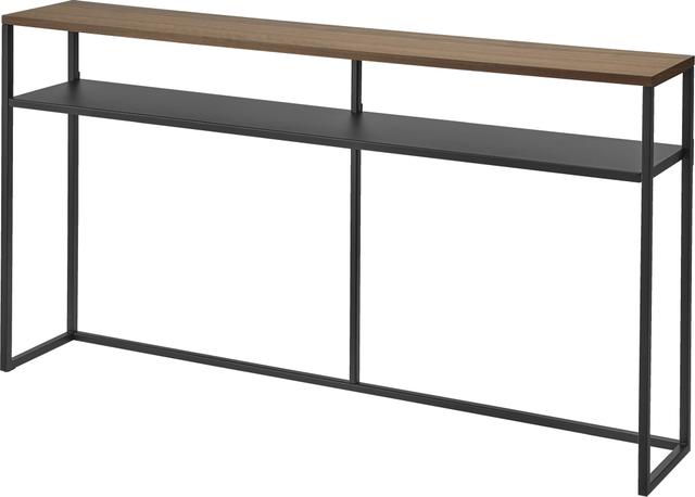 Yamazaki Tower Wandtafel breed 2-laags - Zwart
