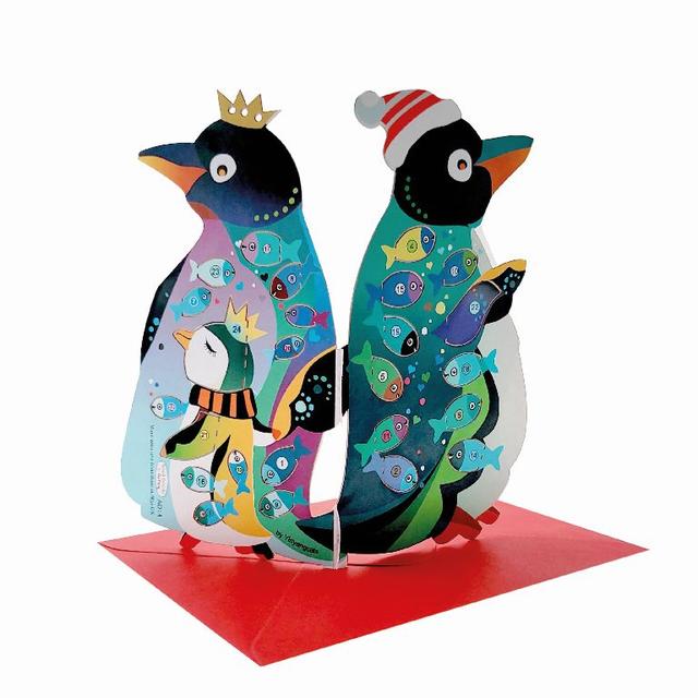Forever Cards Adventskalender Wenskaart - Penguin