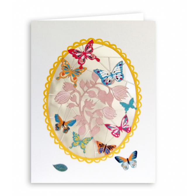 Forever Cards Laser-Cut Card - Butterflies