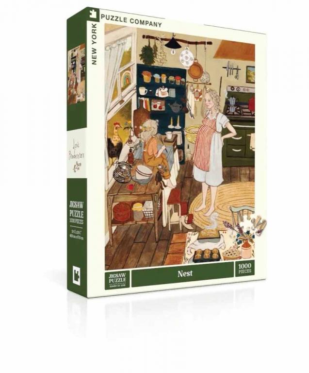 New York Puzzle Company Puzzel Nest - 1000 stukjes