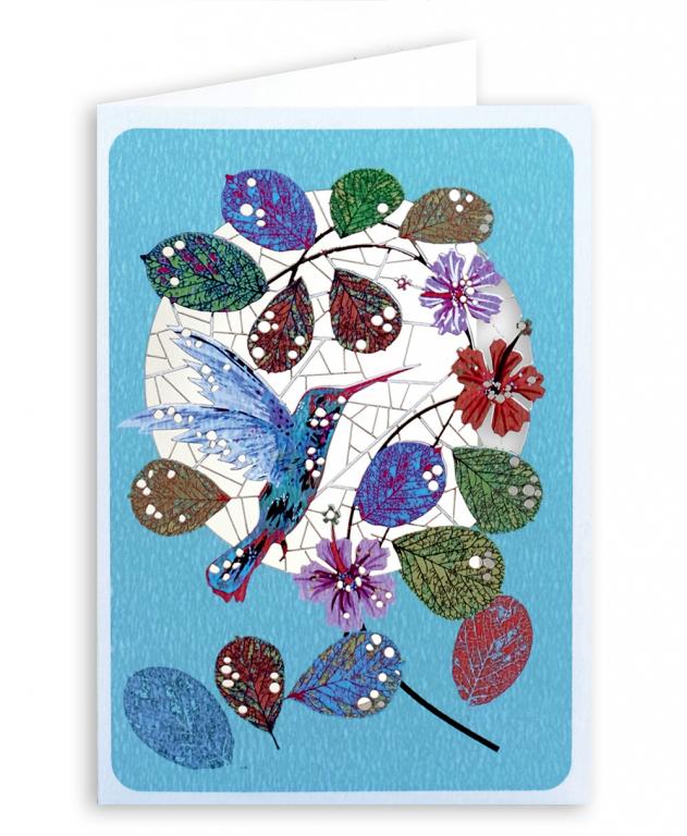 Forever Cards Laser-Cut Wenskaart - Hummingbird