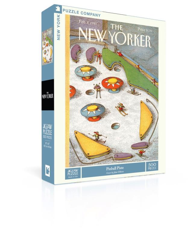 New York Puzzle Company Puzzel Pinball Piste - 500 stukjes