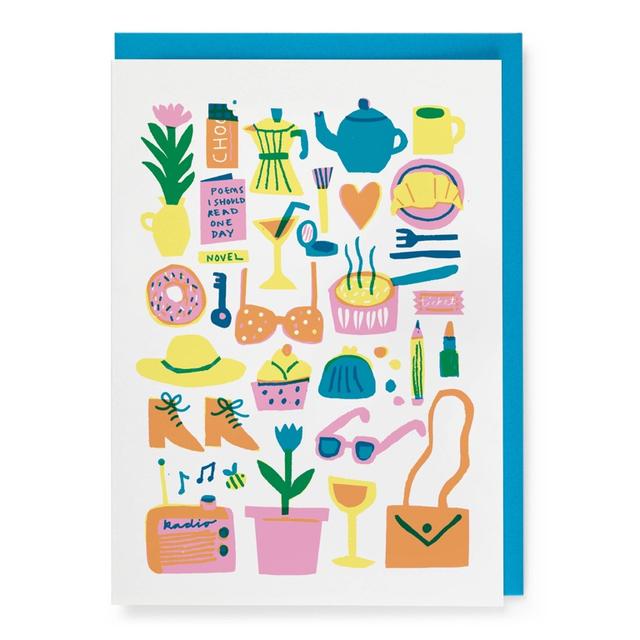 Archivist Cards Wenskaart - That Special Woman (Pattern) by The Printed Peanut