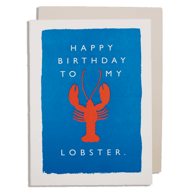Archivist Cards Wenskaart - Lobster B Day