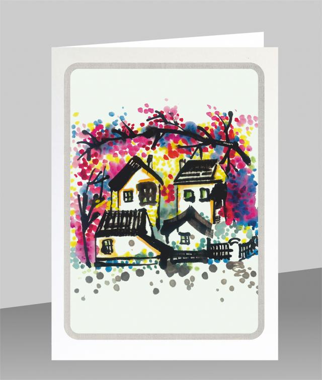 Forever Cards Dao Wenskaart - Village