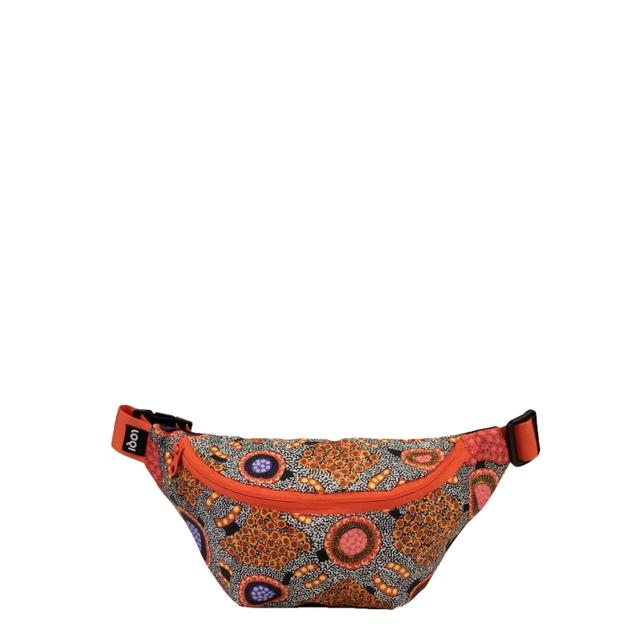 LOQI Bum Bag Large - Water Dreaming Pink gerecycled