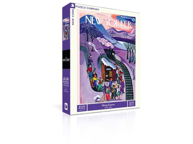 New York Puzzle Company Puzzel Skiing Express - 500 stukjes