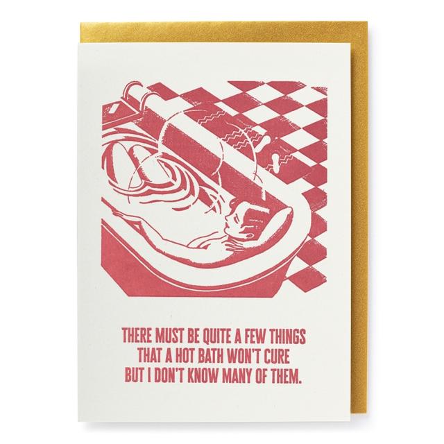Archivist Cards Wenskaart - Hot Bath