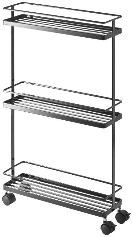 Yamazaki Tower Keukentrolley 3-laags - Zwart