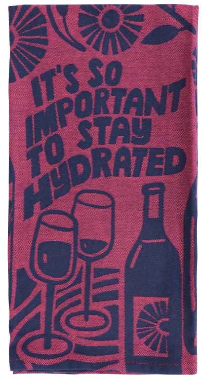 Blue Q Dish Towel - Stay Hydrated