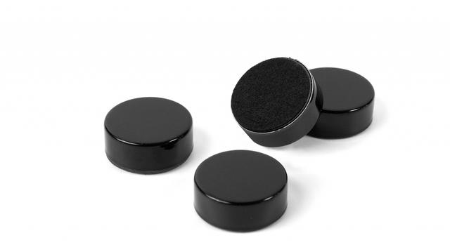 Trendform Magnet Disk - black - set 4 pcs
