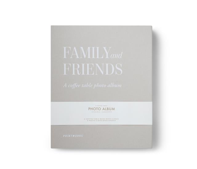 Printworks Fotoalbum - Family and Friends - Grijs