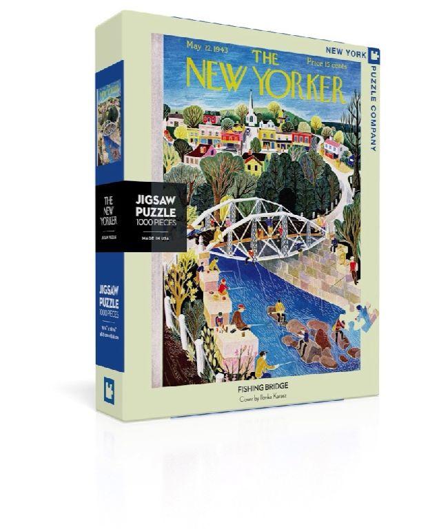New York Puzzle Company Puzzel Fishing Bridge - 1000 stukjes