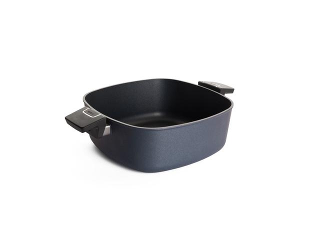 WOLL Diamond Lite Braadpan vierkant inductie - 280x280x90mm - Zwart