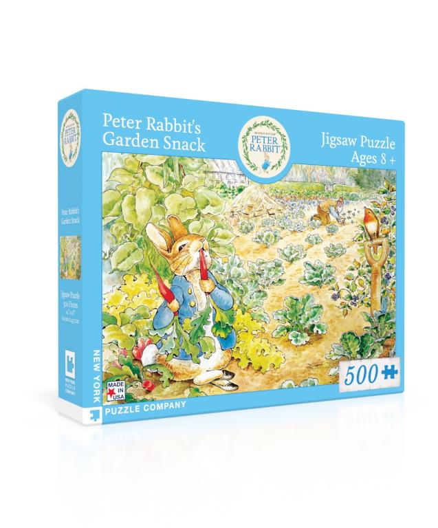 New York Puzzle Company Puzzel Peter Rabbit's Garden Snack - 500 stukjes