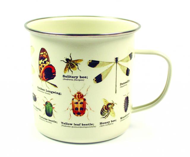 Gift Republic Insects - Enamel Mug