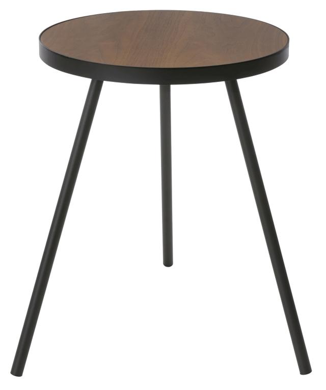Yamazaki Tower Bijzettafel rond - Zwart
