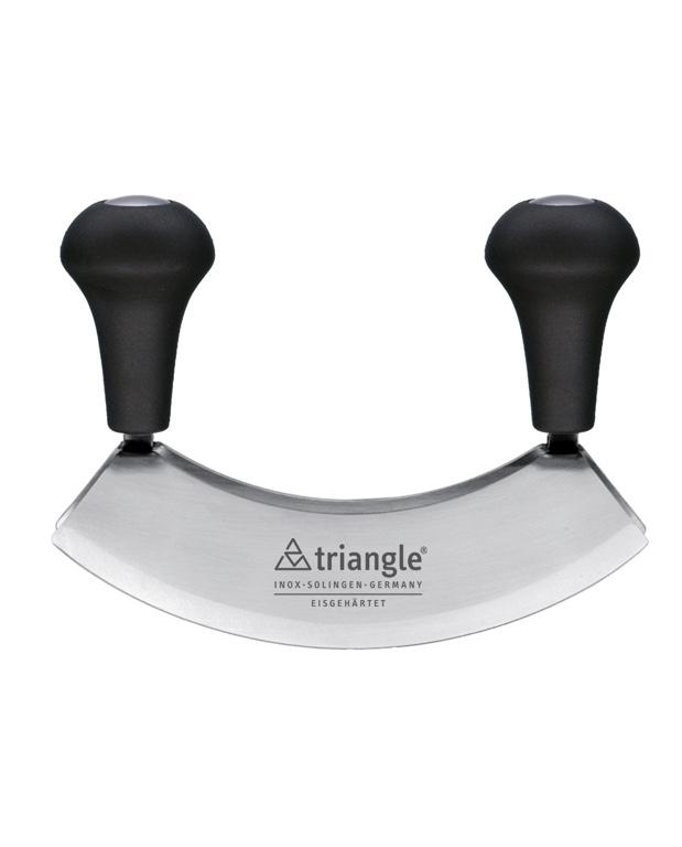 Triangle Wiegemes met dubbel lemmet gehard - L 140mm - in doos