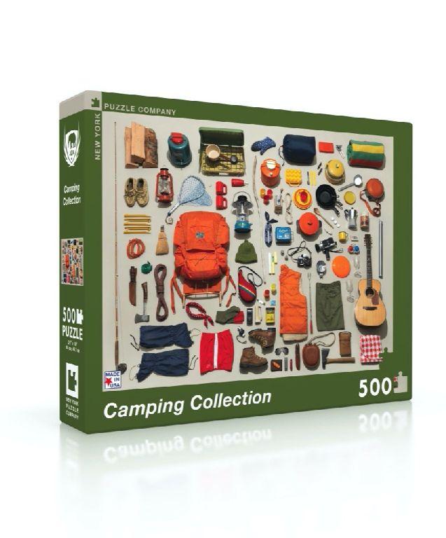 New York Puzzle Company Puzzel Camping Equipment - 500 stukjes