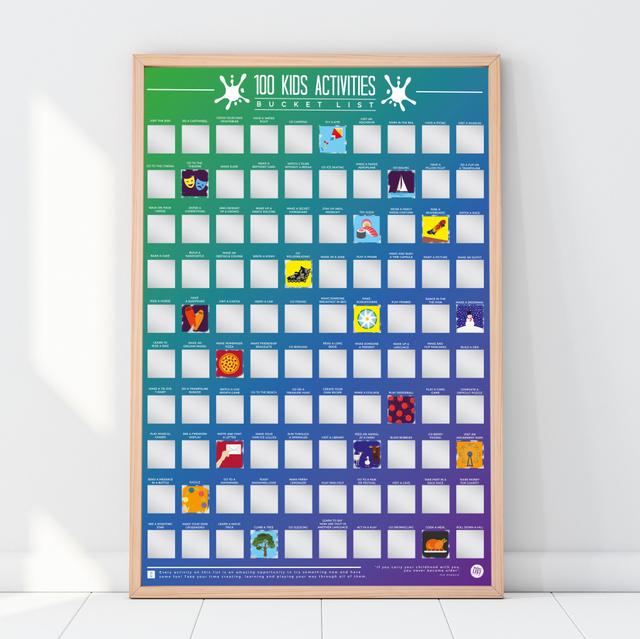 Gift Republic Krasposter - 100 Kids Activities