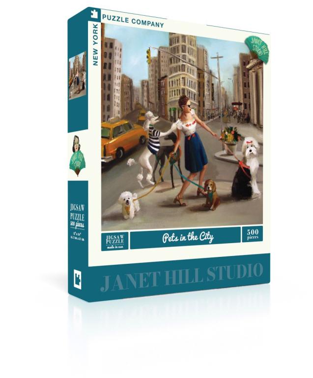 New York Puzzle Company Puzzel Pets in the City - 500 stukjes