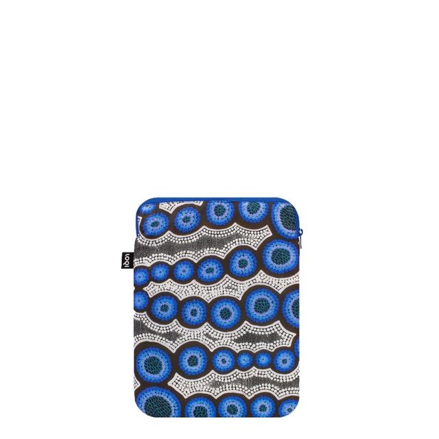 LOQI Laptop Sleeve Medium - Water Dreaming Blue gerecycled