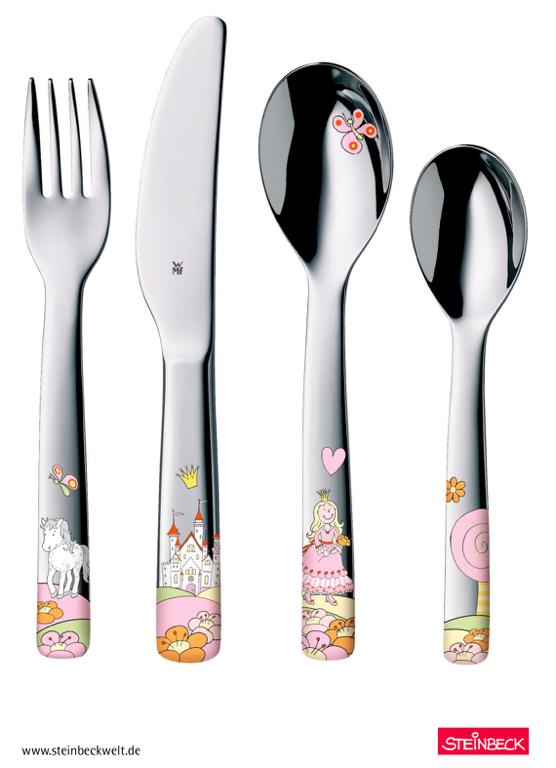 WMF Kids Bestekset 4-delig Princes Anneli (zonder Swarovski steen)