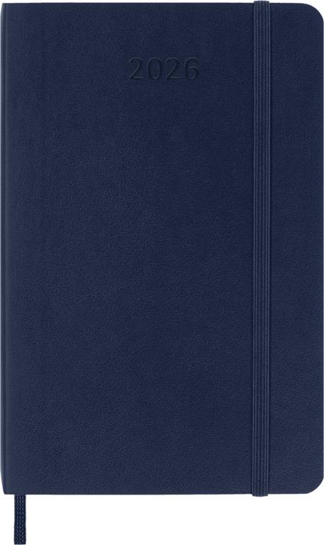 Moleskine Classic Dagagenda Pocket 12 maanden - Softcover - Sapphire Blue