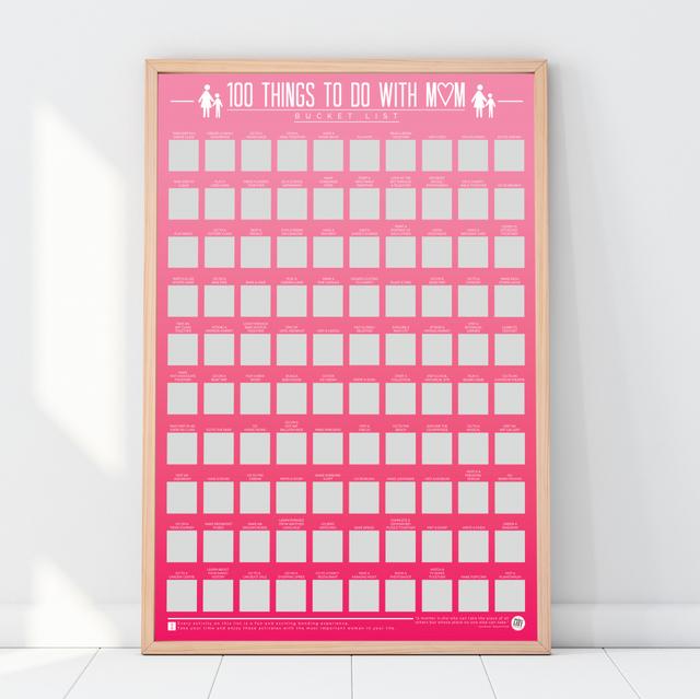 Gift Republic Krasposter - 100 Things To Do With Mum