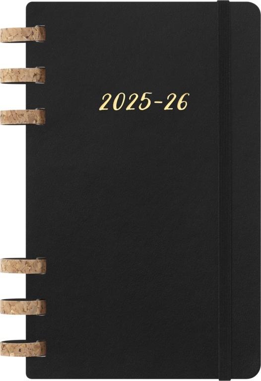 Moleskine Student Life Spiral Week/Maandagenda Large 12 maanden - Softcover - Black