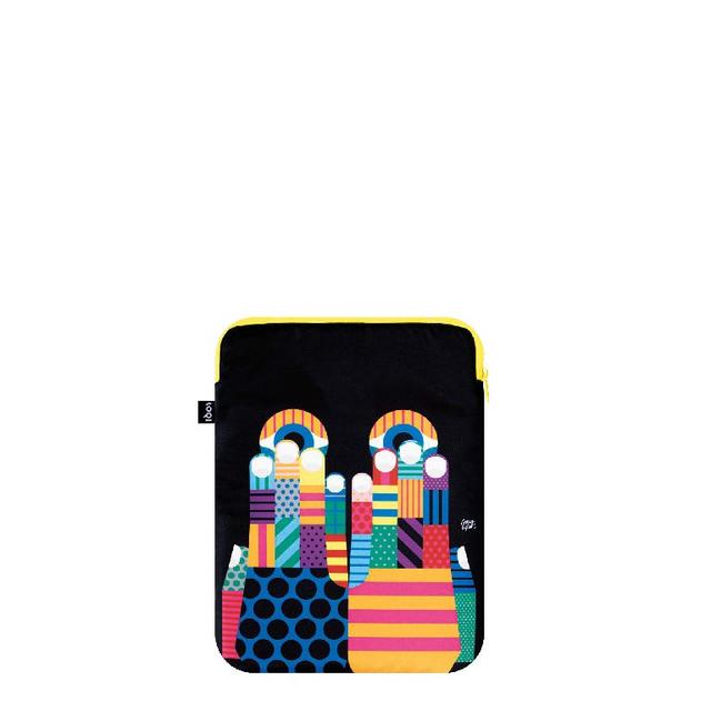 LOQI Laptop Sleeve Medium - Don't Look Now gerecycled