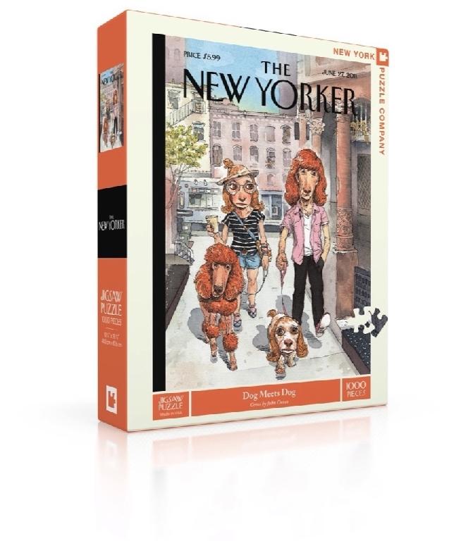 New York Puzzle Company Puzzel Dog Meets Dog - 1000 stukjes