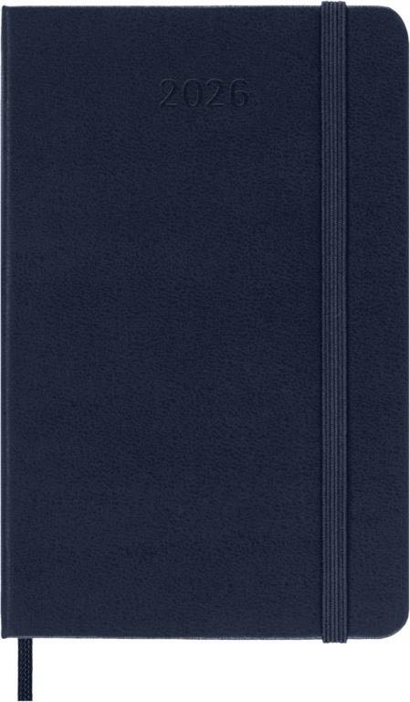 Moleskine Classic Dagagenda Pocket 12 maanden - Hardcover - Sapphire Blue