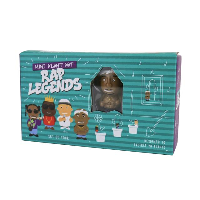 Gift Republic Plantenpot decoratie - Rap Legends