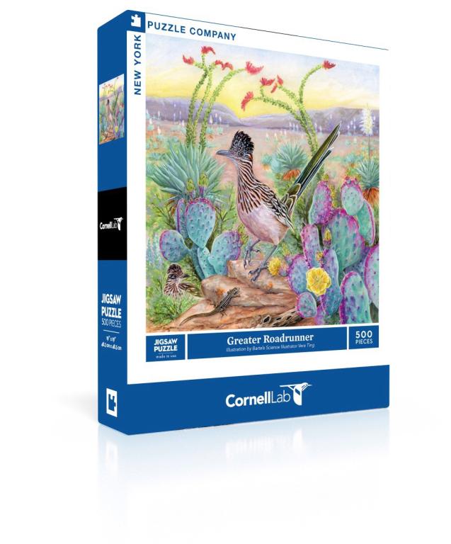 New York Puzzle Company Puzzel Greater Roadrunner - 500 stukjes
