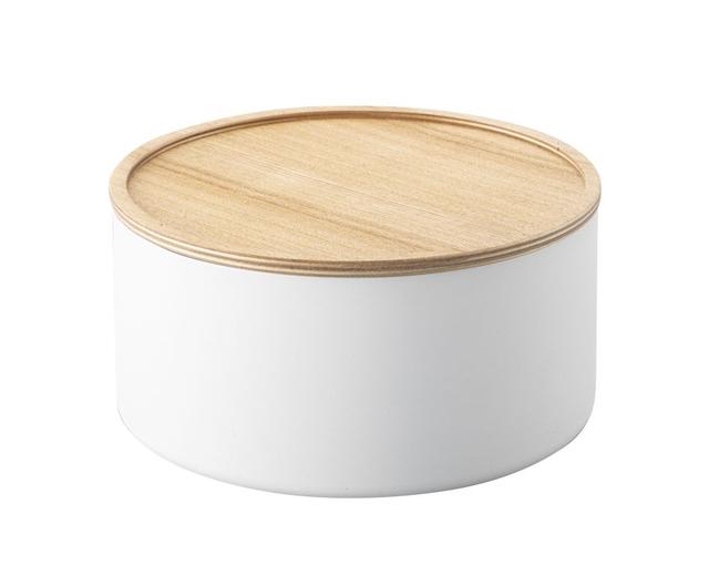 Yamazaki Rin Opbergdoos met deksel hoog - Wit