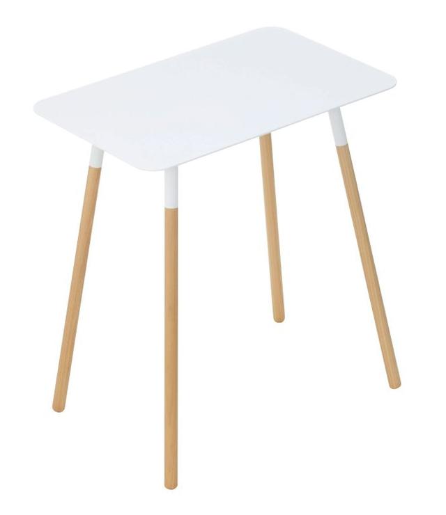 Yamazaki Plain Bijzettafel vierkant - Wit