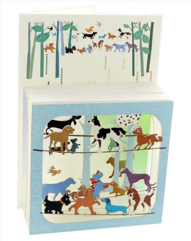 Forever Cards Magic Box Wenskaart - Dogs