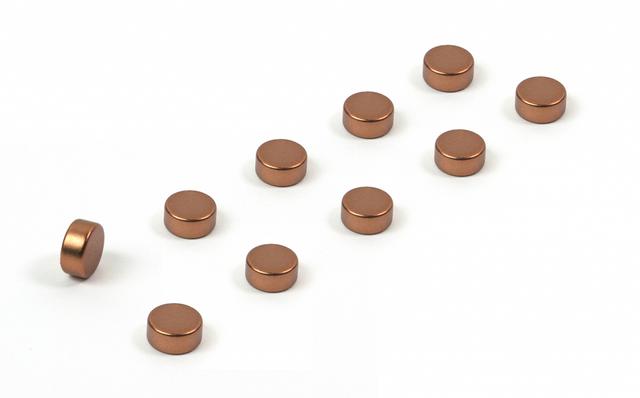 Trendform Magneten Steely - Set van 10 - Koper