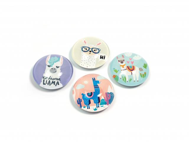 Trendform Magnet Eye - Llama - set of 4 assorted
