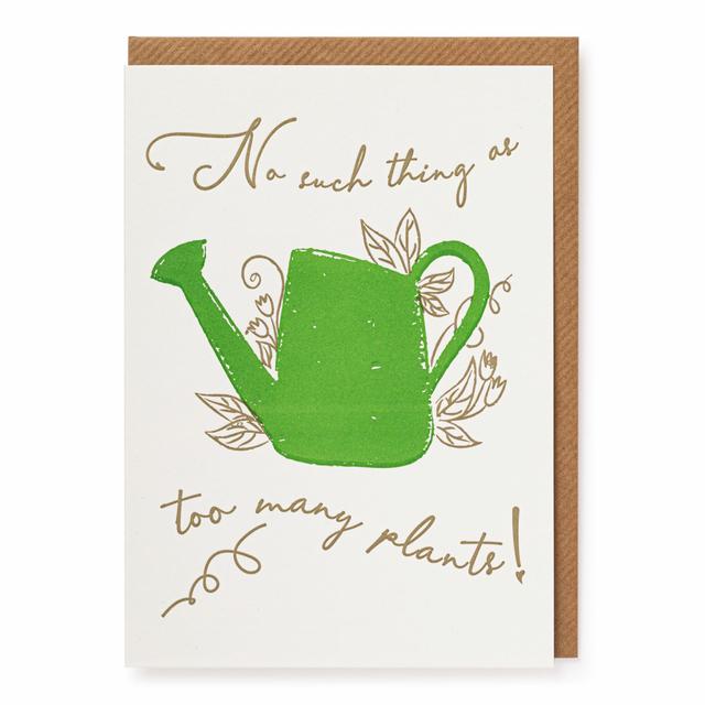 Archivist Cards Card - Too Many Plants