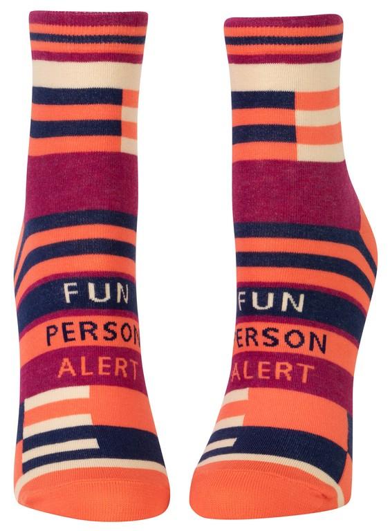 Blue Q Enkelsokken - Fun Person Alert