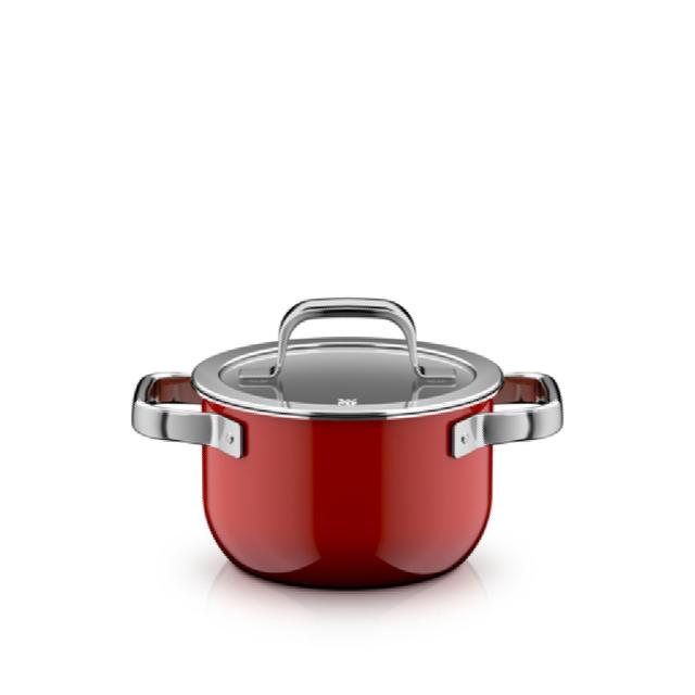 WMF Fusiontec 2.0 Mineral Pro Kookpan hoog - Ø160mm - Rood